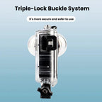 For GoPro MAX2 Waterproof Housing 50m Dive Case Anti-Fog Protective Shell, Waterproof case