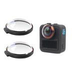 For GoPro MAX2 Optical Glass Lenses Dual Lens Protectors Anti-Fog & Scratch-Resistant Camera Lens Cap, Glass Lenses