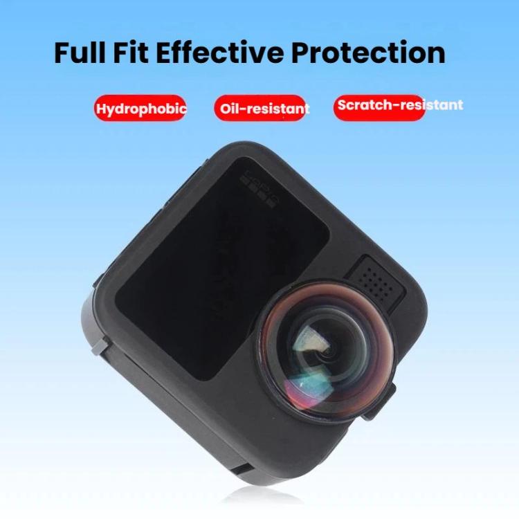 For GoPro MAX2 Optical Glass Lenses Dual Lens Protectors Anti-Fog & Scratch-Resistant Camera Lens Cap, Glass Lenses