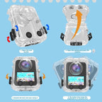 For DJI Osmo 360 Full Invisible Waterproof Case 40m Depth Diving Housing Underwater Camera Shell, Waterproof Case