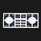 Automotive Button Crack Repair Sticker Set For Audi A4 / B6 / B7 / A6 / A2 / A3, 1, 2