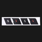 Automotive Button Crack Repair Sticker Set For Audi A4 / B6 / B7 / A6 / A2 / A3, 1, 2