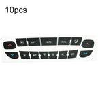 For Renault Megane / Master / Scenic 10pcs Air Conditioning Control Panel Button Repair Stickers, AC Button Repair Stickers