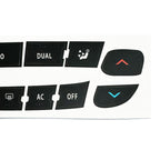 For Renault Megane / Master / Scenic 10pcs Air Conditioning Control Panel Button Repair Stickers, AC Button Repair Stickers