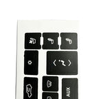 For Cadillac Escalade EXT / ESV 2007-2014 5pcs Air Conditioning Button Repair Stickers, AC Button Repair Stickers