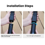 LKTOP Mini Desktop Tripod With 1/4-Inch Thread For Action Cameras And Smartphones