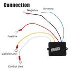 12V 24V Universal Wireless Winch Remote Control With Switch, CY-3K0
