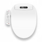 Smart Toilet Seat with Armrest Control Features Instant Heating, Warm Air Dryer, Self-Cleaning Nozzle, LED Night Light, Long Type US Plug, Short Type US Plug, Long Type EU Plug, Short Type EU Plug