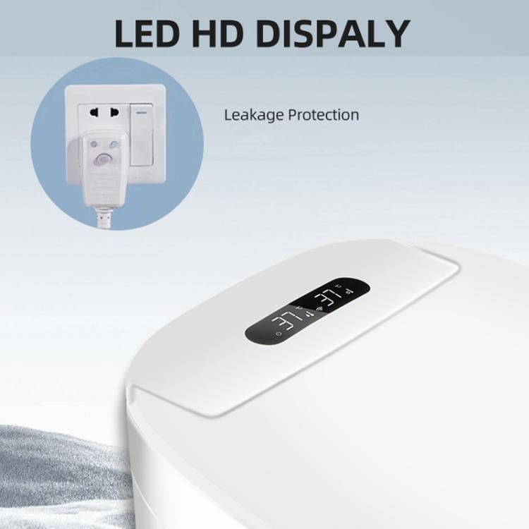 Smart Toilet Seat with Armrest Control Features Instant Heating, Warm Air Dryer, Self-Cleaning Nozzle, LED Night Light, Long Type US Plug, Short Type US Plug, Long Type EU Plug, Short Type EU Plug