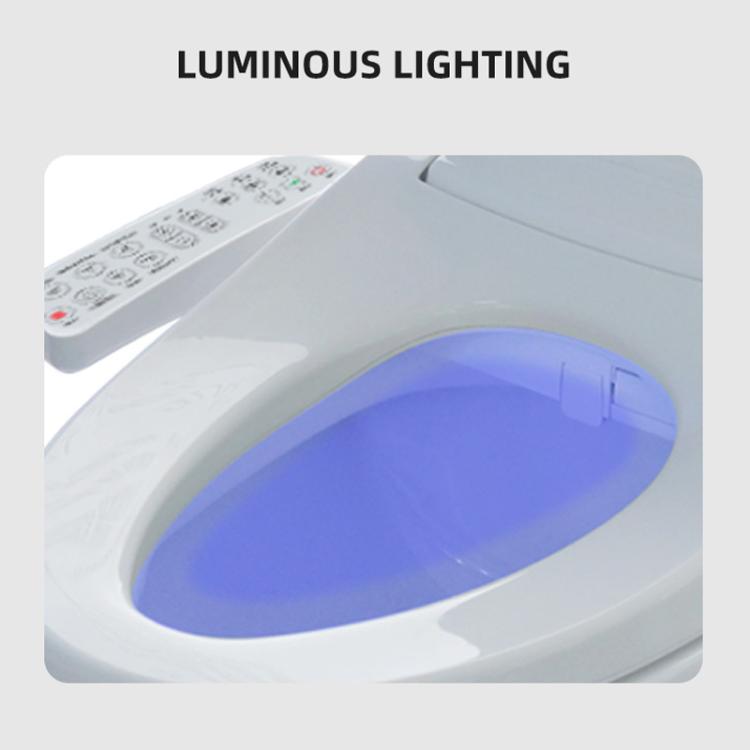 Smart Toilet Seat with Armrest Control Features Instant Heating, Warm Air Dryer, Self-Cleaning Nozzle, LED Night Light, Long Type US Plug, Short Type US Plug, Long Type EU Plug, Short Type EU Plug