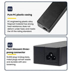 90W 19.5V 4.62A Universal Multi-Functional Laptop Power Adapter With 16 Connectors, US Plug, EU Plug, UK Plug