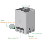 YX 65W Battery Charger For DJI Mini 5 Pro/Mini 4 Pro/Mini 3 Pro/Mini 3 Dual-Channel Charging Station, 65W