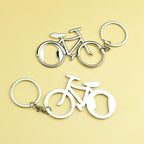 5pcs Bicycle Keychain With Bottle Opener Creative Metal Key Ring, A-030