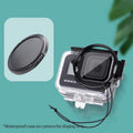 For GoPro HERO13/12/11/10/9/8 Black Action Camera, JSR Filter Adapter Ring+Lens Cover, JSR Red Diving Filter With Adapter Ring, JSR Purple Diving Filter With Adapter Ring, JSR Yellow Diving Filter With Adapter Ring, JSR 16X Macro Filter With Adapter Ri...