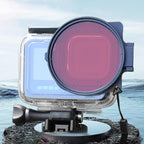 For GoPro HERO13/12/11/10/9/8 Black Action Camera, JSR Filter Adapter Ring+Lens Cover, JSR Red Diving Filter With Adapter Ring, JSR Purple Diving Filter With Adapter Ring, JSR Yellow Diving Filter With Adapter Ring, JSR 16X Macro Filter With Adapter Ri...