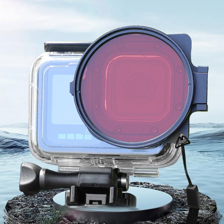 For GoPro HERO13/12/11/10/9/8 Black Action Camera, JSR Filter Adapter Ring+Lens Cover, JSR Red Diving Filter With Adapter Ring, JSR Purple Diving Filter With Adapter Ring, JSR Yellow Diving Filter With Adapter Ring, JSR 16X Macro Filter With Adapter Ri...