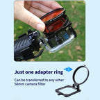 For GoPro HERO13/12/11/10/9/8 Black Action Camera, JSR Filter Adapter Ring+Lens Cover, JSR Red Diving Filter With Adapter Ring, JSR Purple Diving Filter With Adapter Ring, JSR Yellow Diving Filter With Adapter Ring, JSR 16X Macro Filter With Adapter Ri...