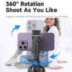 Human Tracking Anti-Shake Gimbal With Status Light Face Recognition Live Streaming Camera Stabilizer, P03