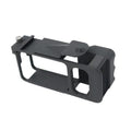 For DJI Osmo Action 6 Street Photo Handle Action Camera Handheld Bracket Cage Accessory, Frame Black, Frame Orange, Frame+Lens Cap Black, Frame+Lens Cap Oramge