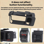 For DJI Osmo Action 6 Street Photo Handle Action Camera Handheld Bracket Cage Accessory, Frame Black, Frame Orange, Frame+Lens Cap Black, Frame+Lens Cap Oramge