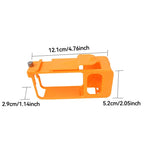 For DJI Osmo Action 6 Street Photo Handle Action Camera Handheld Bracket Cage Accessory, Frame Black, Frame Orange, Frame+Lens Cap Black, Frame+Lens Cap Oramge