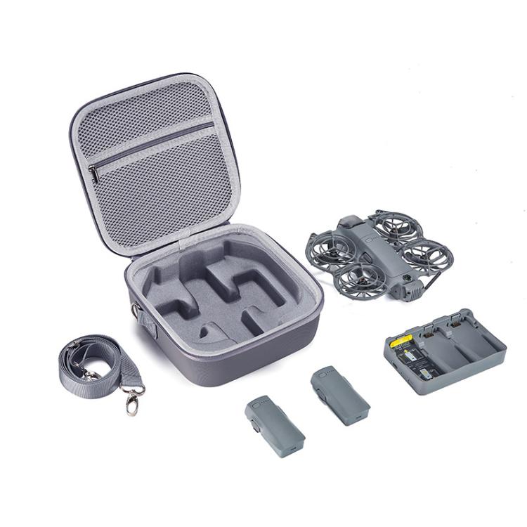 For DJI Neo 2 Host Hard Case Organizer Outdoor Portable Storage Bag, Handbag (Gray)