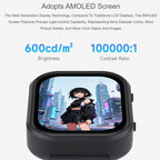WAVESHARE ESP32-C6 2.06 Inch AMOLED Touch Watch Development Board, 410x502 Pixels, With Lithium Battery, No Lithium Battery
