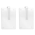 2pcs Acrylic Car Sun Visor Photo Clip Holder Magnetic Polaroid Clip