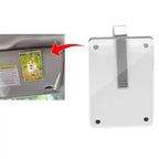 2pcs Acrylic Car Sun Visor Photo Clip Holder Magnetic Polaroid Clip
