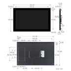9 inch DSI High Color Gamut Touch Screen 720x1280 Pixel IPS Tempered Glass Panel Support 10 Points Touch, 32772