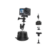 For DJI Osmo Action 6 Suction Cup Mount 360-degree Rotatable Car Windshield Mount with Vacuum Base