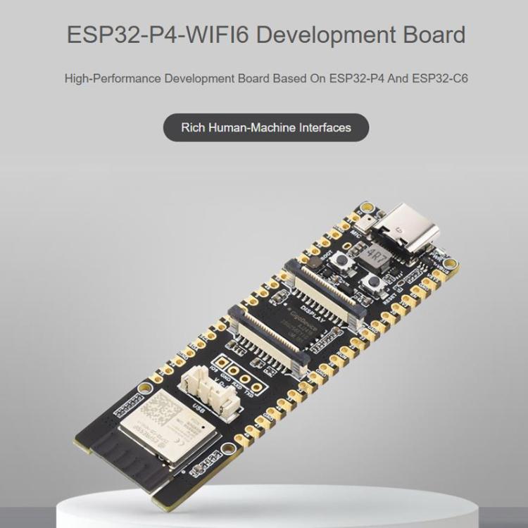 Development Board  Supports Wi-Fi 6 And Bluetooth 5 / BLE, WAVESHARE ESP32-P4-WIFI6, WAVESHARE ESP32-P4-WIFI6-M, WAVESHARE ESP32-P4-WIFI6-KIT-A, WAVESHARE ESP32-P4-WIFI6-KIT-B