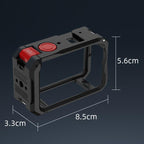 For DJI Osmo Action 6 Flymile Camera Cage Metal Protective Frame Expansion Case, AC6001