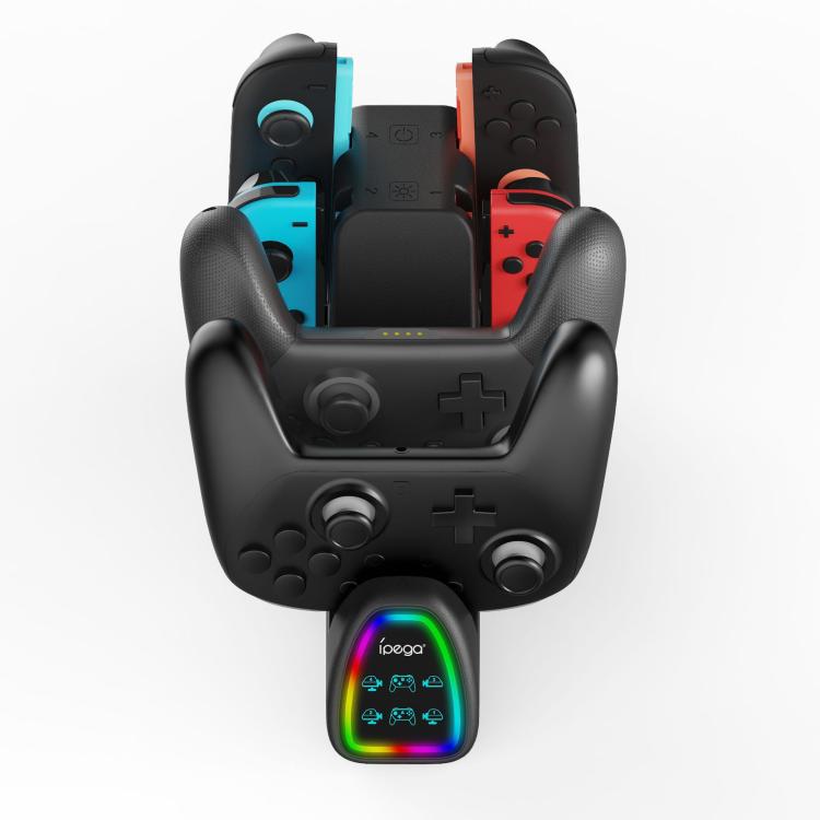 ipega 10-in-1 Charging Dock for Nintendo Switch 2 / Switch Joy-Con & Switch 2 Pro Controllers, PG-SW2188