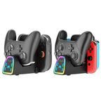 ipega 9-in-1 Charging Dock for Nintendo Switch 2 /Switch Joy-Con & Pro Controller, PG-SW2196