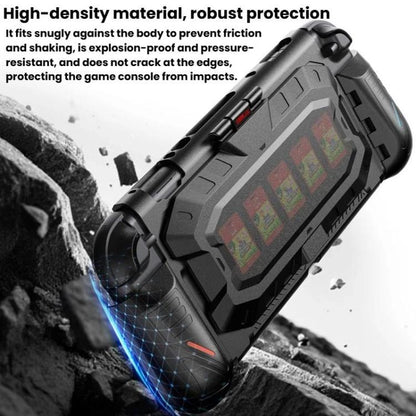 For Nintendo Switch 2 STARTRC GAMES Mech Protective Case Machine Removable Game Card Storage Back Case, Mech Protective Case