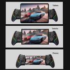Ipega PG-9122 Stretchable Gaming Controller With Hall Effect Joysticks & 6-Axis Gyro For Android/IOS Phones/Tablets, PS4/PS3, Switch, PC Windows