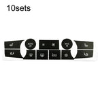 For BMW X5 E70 / X6 E71 10sets Air Conditioner Button Repair Stickers