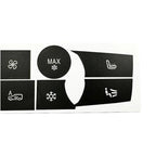 For BMW X5 E70 / X6 E71 10sets Air Conditioner Button Repair Stickers
