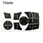 For BMW 3 Series / 5 Series 10sets IDrive Panel Button Repair Stickers