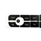 For Renault Megane / Master / Scenic 5sets Radio Button Repair Stickers