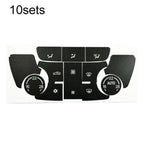For Buick Encore / Verano 10sets Air Conditioner Control Panel Button Repair Stickers, Automatic, Manual