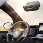 Solar-Powered Wireless Car Tire Pressure Monitor, External, Internal