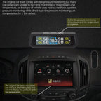 Solar-Powered Ambient Temperature Tire Pressure Monitor, English, English + English Broadcast