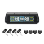 Solar-Powered Ambient Temperature Tire Pressure Monitor, English, English + English Broadcast