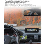 Solar-Powered Ambient Temperature Tire Pressure Monitor, English, English + English Broadcast