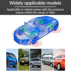 Solar-Powered Ambient Temperature Tire Pressure Monitor, English, English + English Broadcast