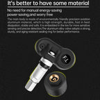 Solar-Powered Ambient Temperature Tire Pressure Monitor, English, English + English Broadcast