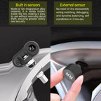 Solar-Powered Ambient Temperature Tire Pressure Monitor, English, English + English Broadcast