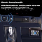 Cigarette Lighter Type Car Battery Tire Pressure Monitor, External, Internal